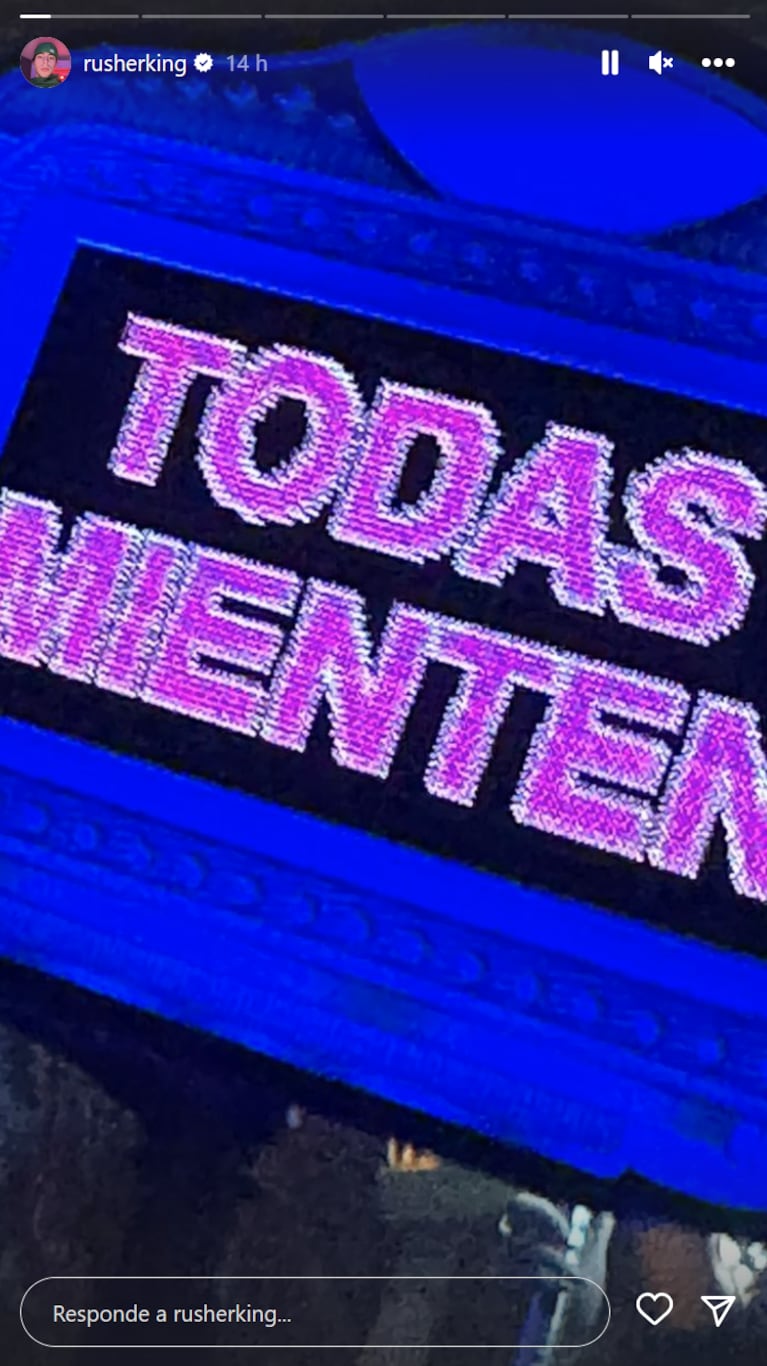 Rusherking hizo un sincericidio en redes que causó polémica: “Los hombres somos más mentirosos”