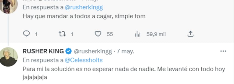 Rusherking se cansó de que lo vinculen con la China Suárez tras la separación: "Yo estoy harto de las mentiras"