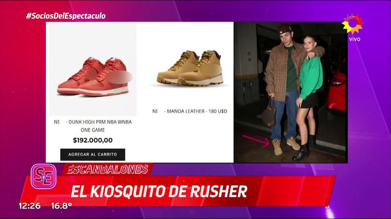 Rusherking vende la ropa que usó con China Suárez.
