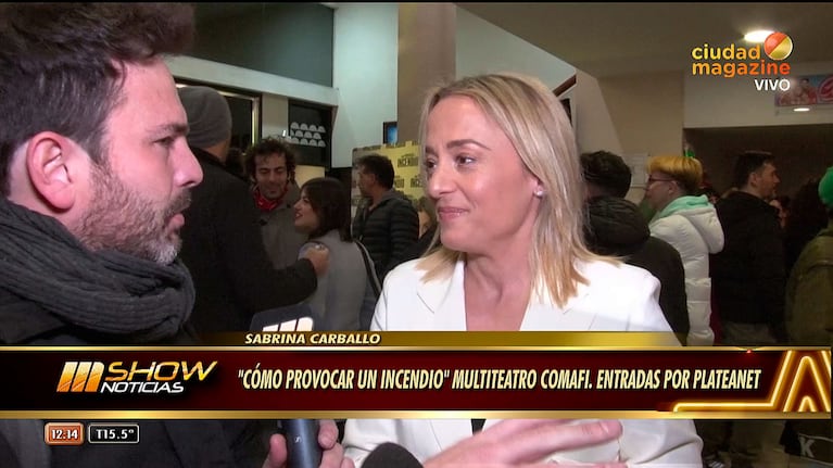 Sabrina Carballo habló con Mshow.