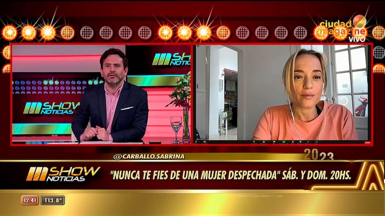 Sabrina Carballo habló con Mshow.