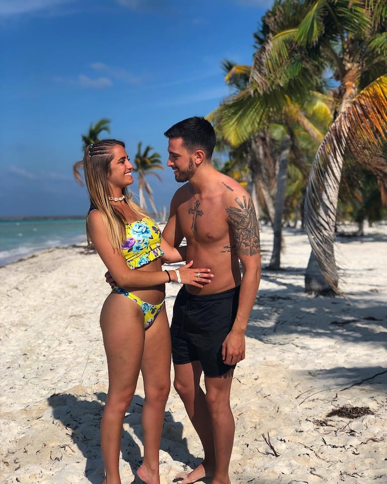 Sabrina Cortez de Gran Hermano 2023 con Brian Fernández. (Foto: @bdfernandez)