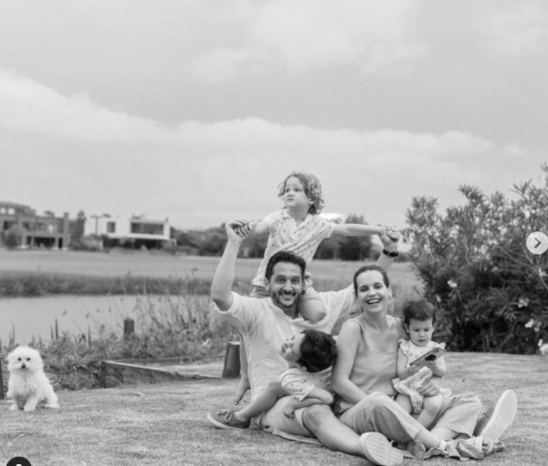 Sabrina Garciarena y una dulce producción de fotos junto a Germán Paoloski y sus hijos: "Mi vida aquí"   