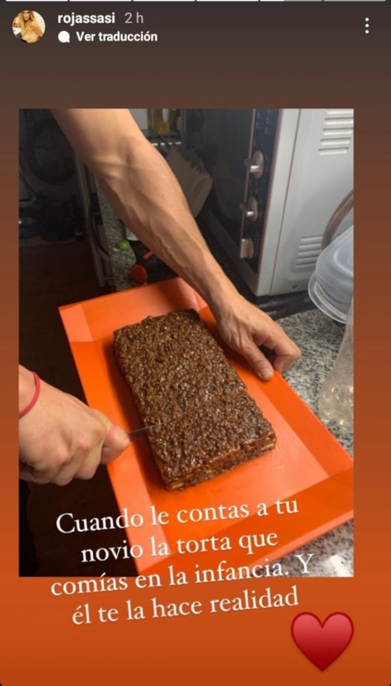 Sabrina Rojas le dedicó a Tucu López un pícaro piropo tras mostrarlo cocinándole: "Es todo lo que está bien, en todos los sentidos"