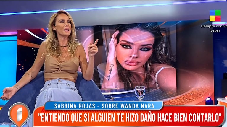 Sabrina Rojas opinó a fondo de China Suárez, acusada por Wanda Nara de romper su matrimonio