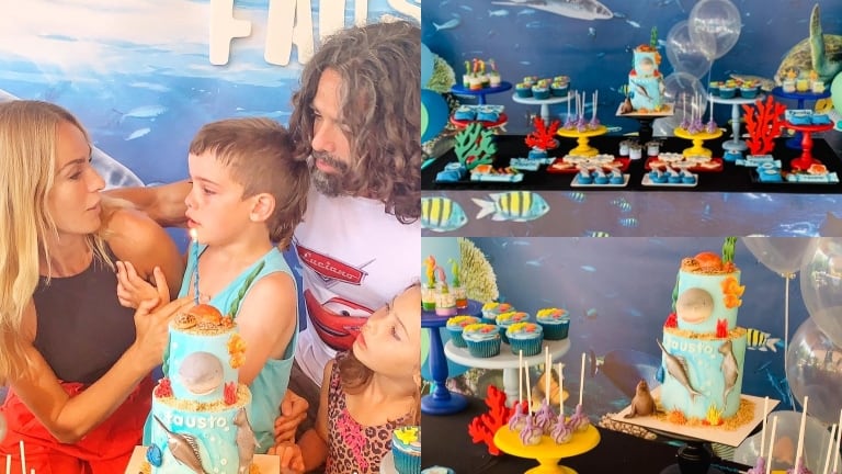 Sabrina Rojas y Luciano Castro celebraron el cumpleaños demoradísimo de su hijo: Festejó los cinco y en un mes cumple seis