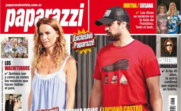 Sabrina Rojas y Luciano Castro: crisis y final. (Foto: Revista Paparazzi)