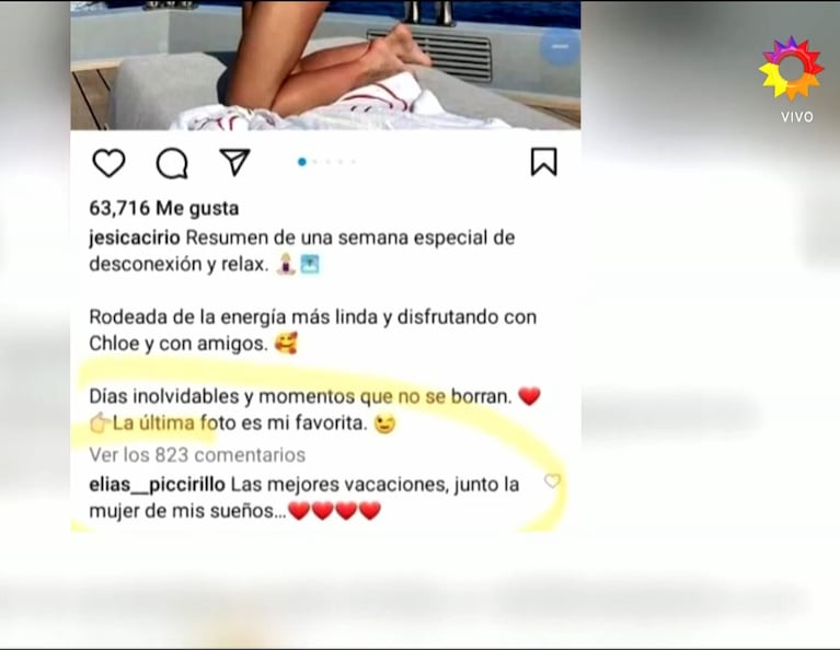 Salió a la luz un contundente mensaje del supuesto novio de Jésica Cirio: “La mujer de mis sueños”