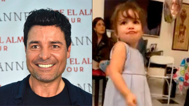 Salomé: la mini admiradora que se robó las miradas de Chayanne