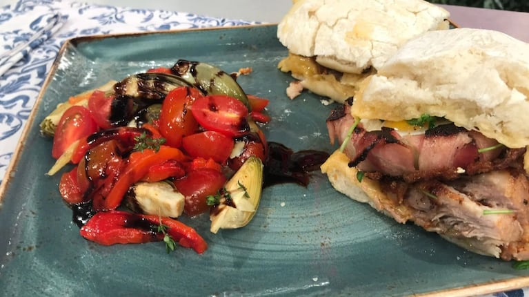 Sándwich de cerdo con ensalada de alcauciles: una receta distinta que hará que te luzcas 