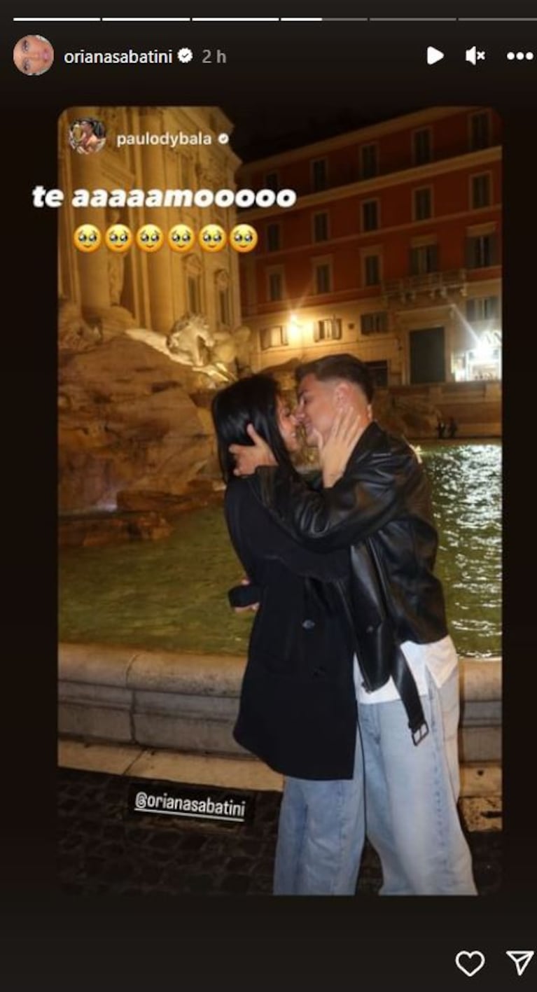 Se casan Oriana Sabatini y Paulo Dybala, tras cinco años de amor: “Para siempre”