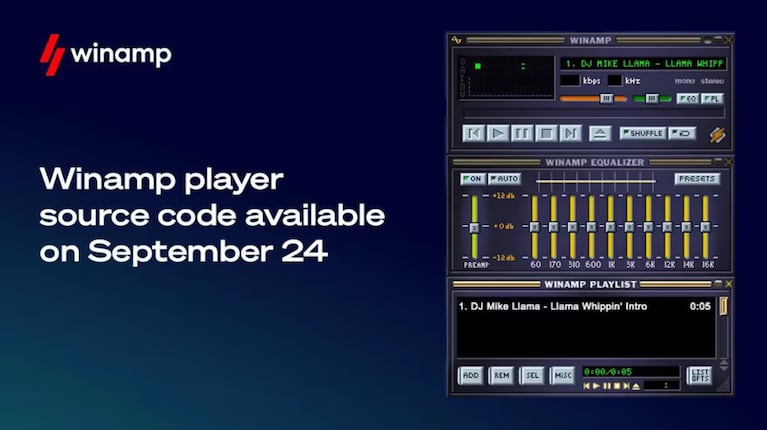 Se conoció la fecha en que el reproductor multimedia Winamp abrirá su código fuente