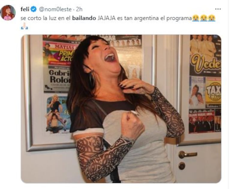 Se cortó la luz en el Bailando 2023 y estallaron los memes en las redes sociales