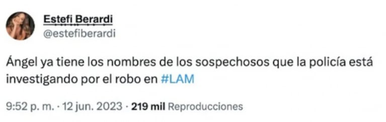 Se supo quién robó en LAM luego de que More Rial fuera señalada: "El chorra-gate se ha resuelto"