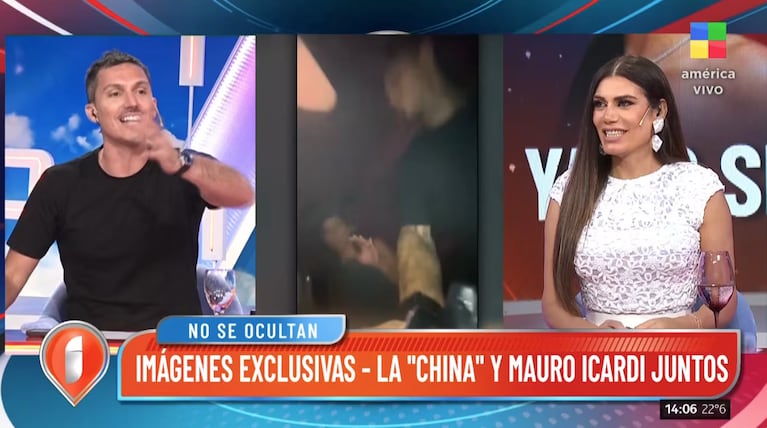 Se viralizó un video de China y Mauro en un boliche.