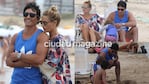 Sebastián Estevanez e Ivana Saccani, enamorados junto a sus hijos (Fotos: GM Press Punta).