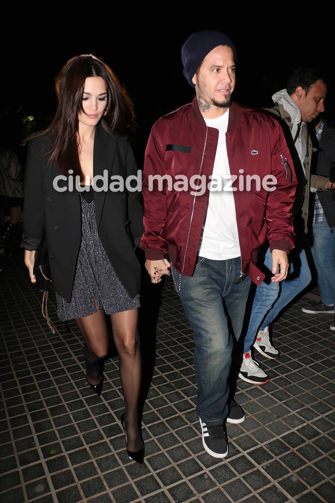 Sebastián Ortega y Carla Moure en el cumpleaños de Charly García. (Foto: Movilpress) (Foto: Movilpress)