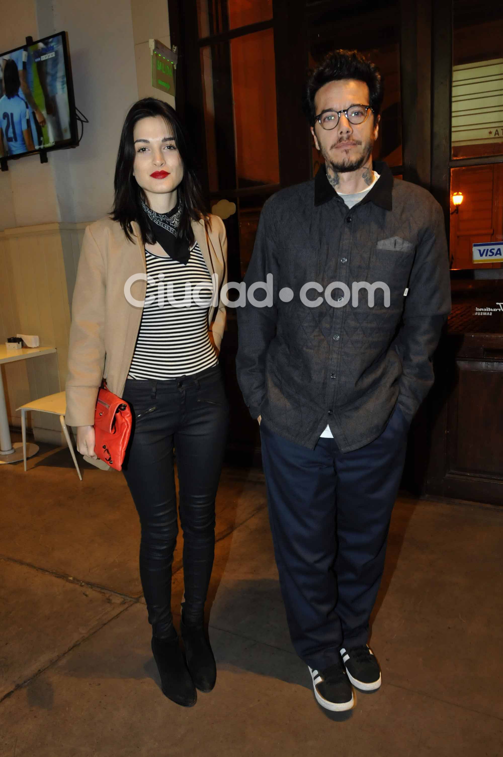 Sebastián y Carla, en la presentación del disco de Mex Urtizberea (Foto: Movilpress)