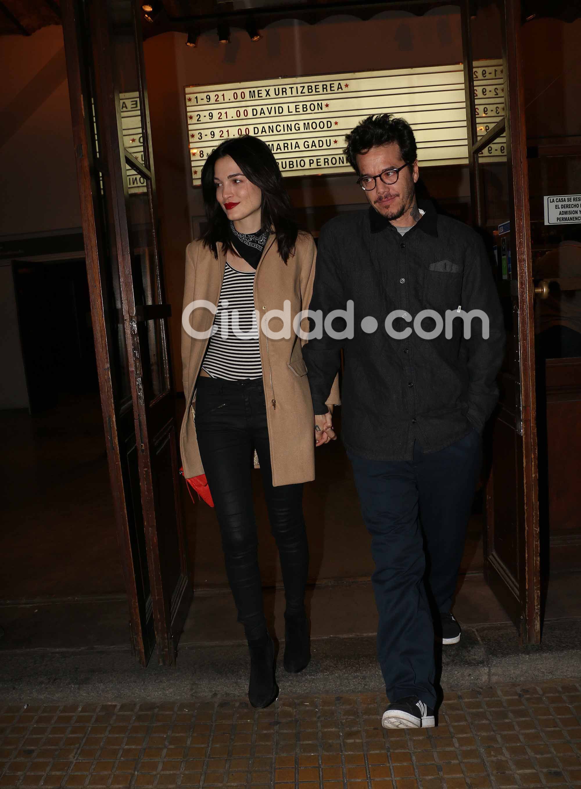 Sebastián y Carla, en la presentación del disco de Mex Urtizberea (Foto: Movilpress)