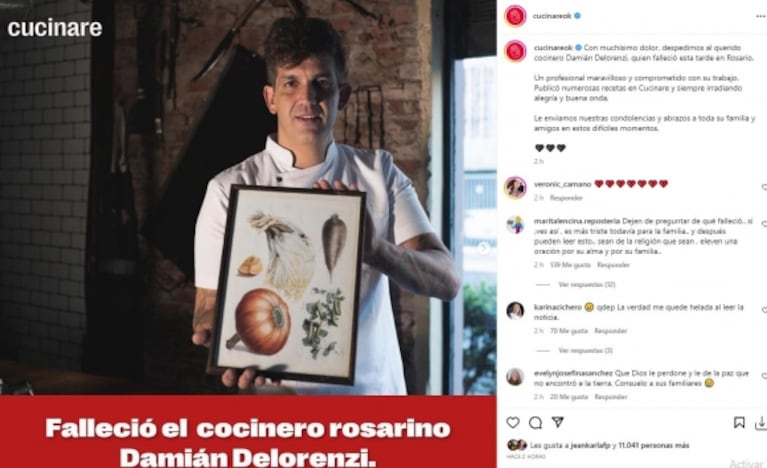 Secuestraron un arma en el local donde hallaron muerto al chef Damián Delorenzi