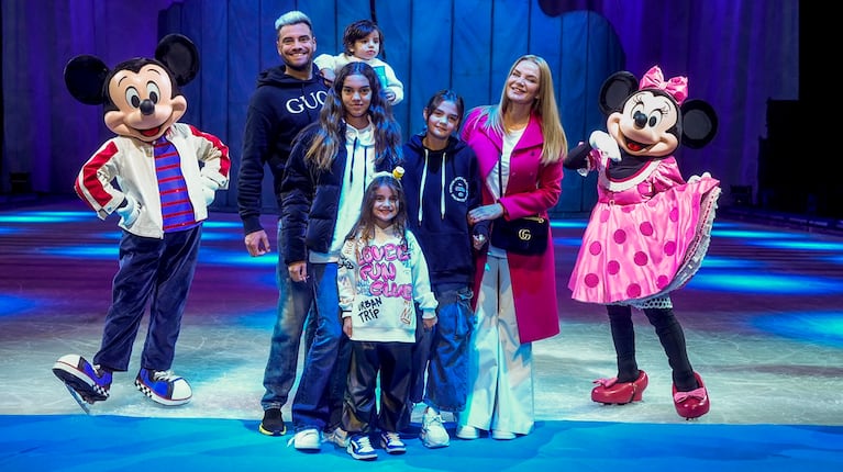 Sergio “Chiquito” Romero, Eliana Guercio y más famosos con sus hijos disfrutaron de “Disney On Ice”