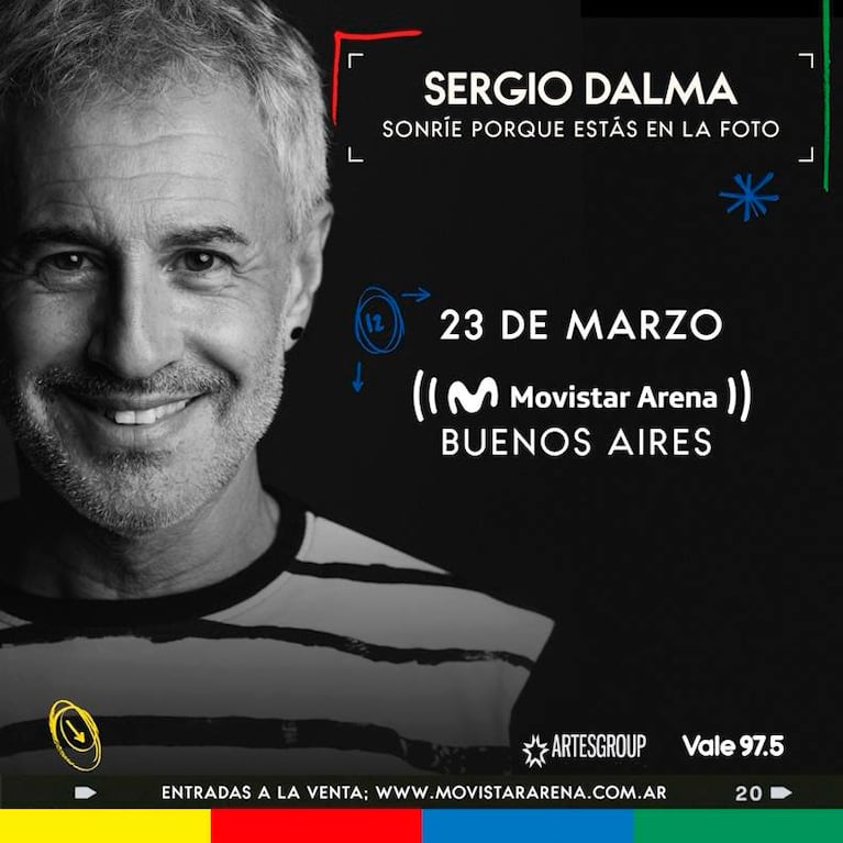 Sergio Dalma regresa a la Argentina con su gira Sonríe porque estás en la foto: cuándo y dónde se presenta