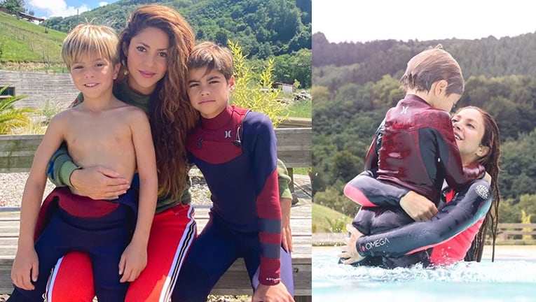 Shakira compartió una tierna foto con sus hijos y sorprendió.