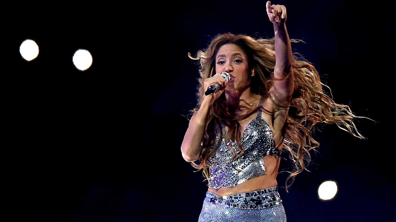 Shakira en la final de la Copa América (Foto: Reuter)