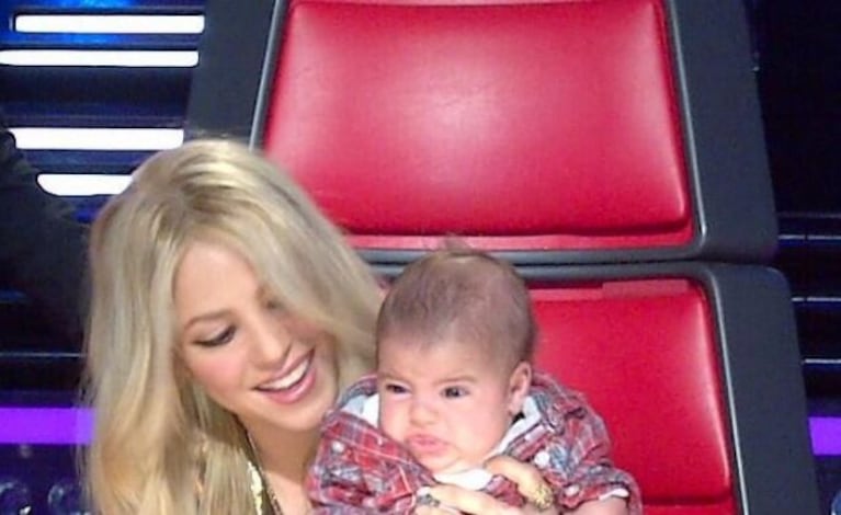 Shakira se divierte con Milan. (Foto: Twitter)