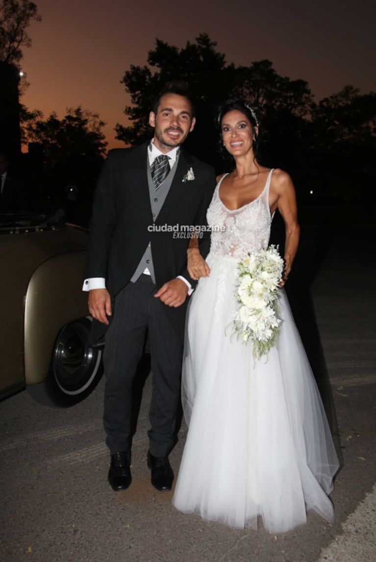 Silvina Escudero celebró su boda con Federico: las románticas fotos de la pareja