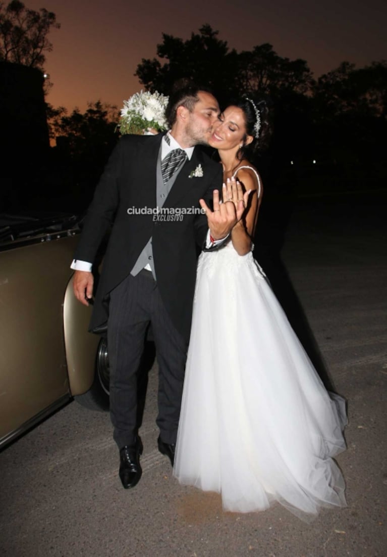 Silvina Escudero celebró su boda con Federico: las románticas fotos de la pareja