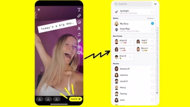 Snapchat trabaja en un nuevo formato de anuncios para Estrellas Snap dentro de las Historias públicas