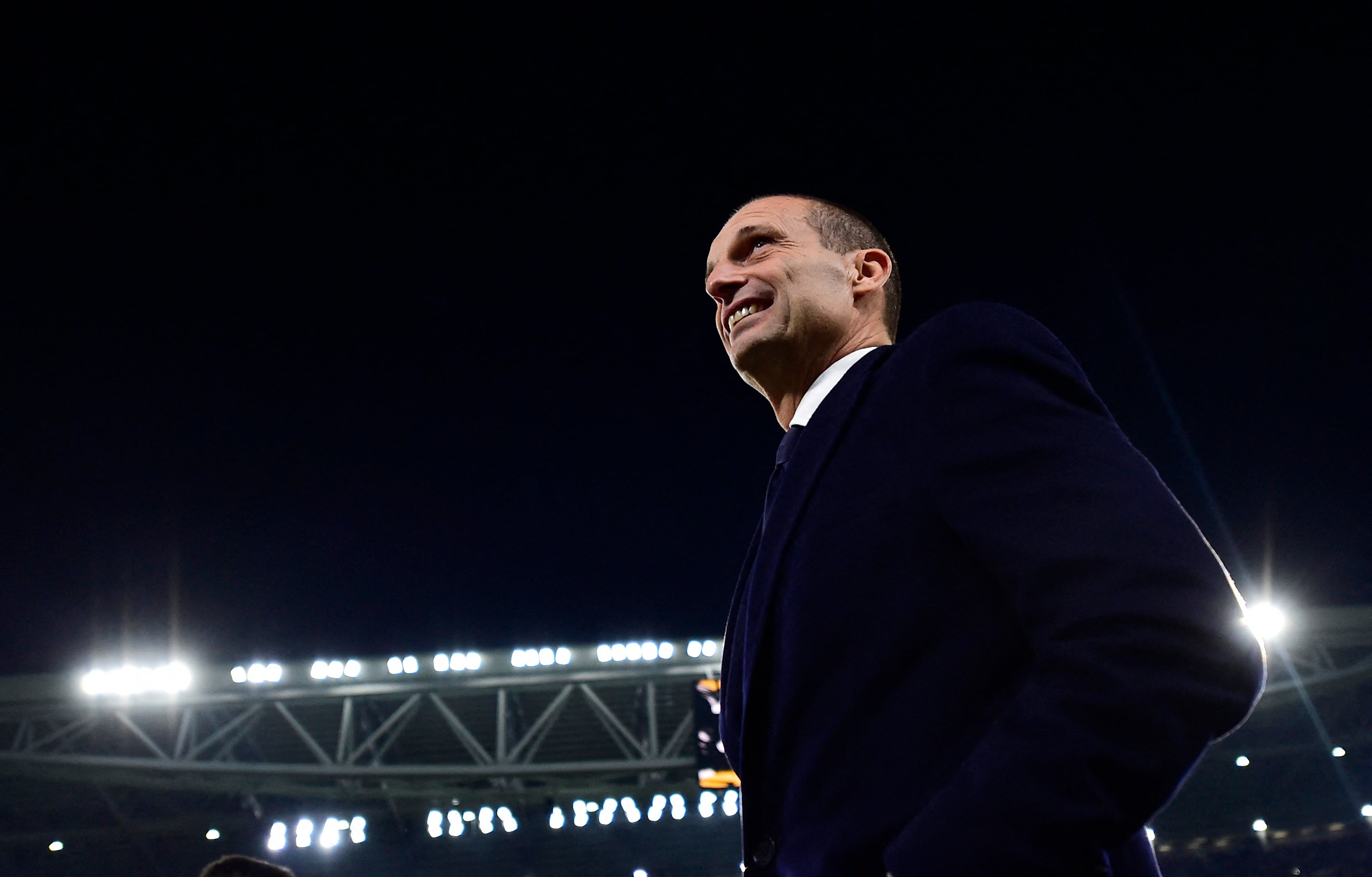 Soccer Football - Serie A - Juventus v Cagliari - Allianz Stadium, Turin, Italy - November 11, 2023 Juventus coach Massimiliano Allegri REUTERS/Massimo Pinca