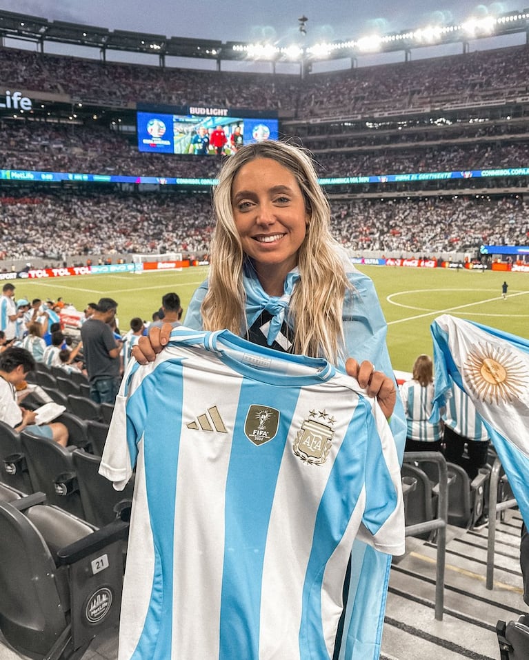 Sofi Martínez estuvo en la Copa América y actualmente cubre los JJOO en Paris.