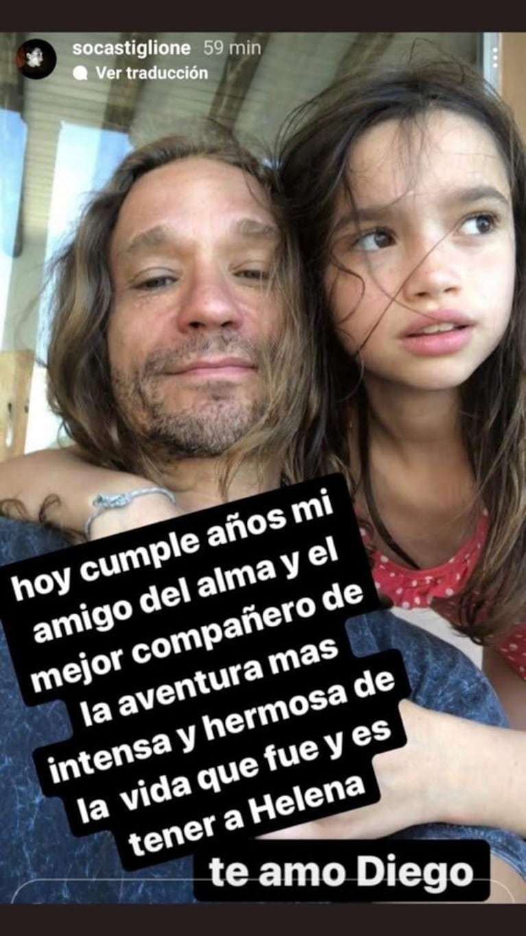 Sofía Gala le dedicó un profundo posteo de cumpleaños a su expareja, Diego Tuñón: "Te amo"