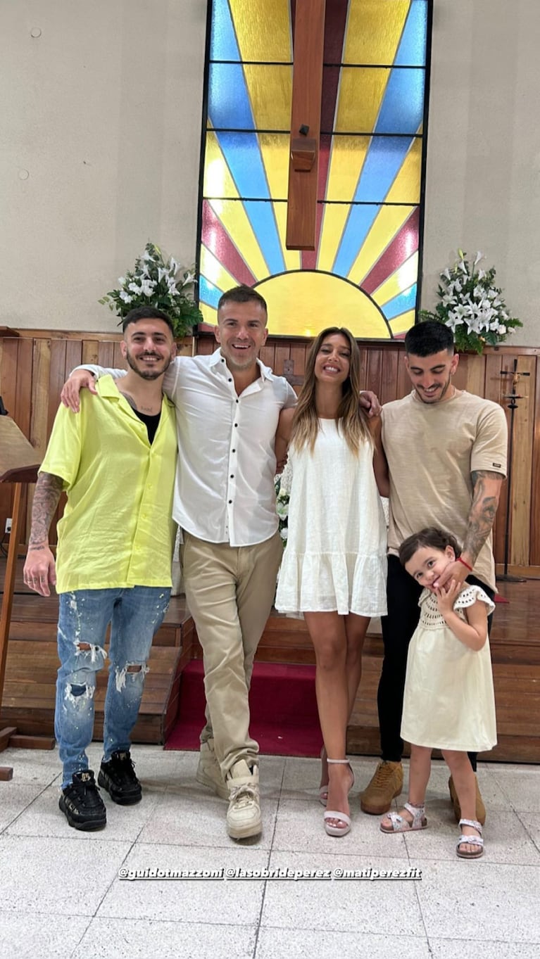 Sol Pérez y Guido Mazzoni bendijeron sus anillos de boda.