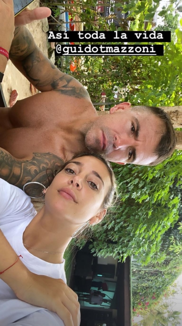 Sol Pérez y su novio, súper enamorados en Brasil: "Así toda la vida"