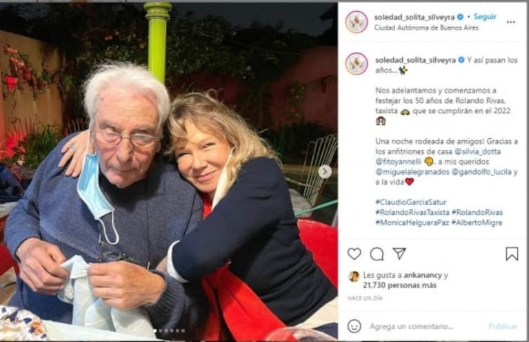 Solita Silveyra y Claudio García Satur tuvieron un emotivo reencuentro a casi 50 años de Rolando Rivas taxista