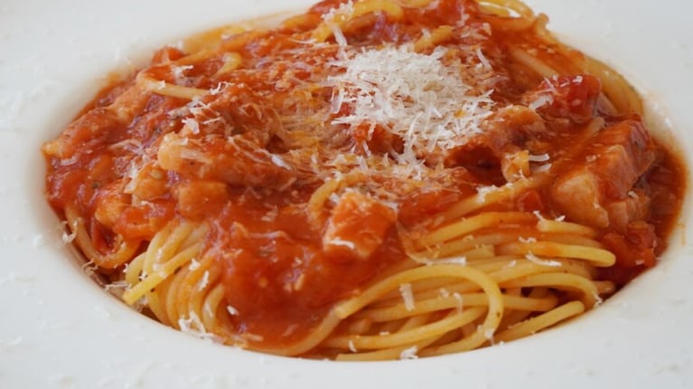 Spaghetti a la amatriciana: una receta fácil que resalta la pasta como ninguna otra 