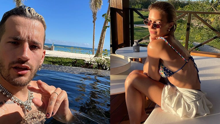 Stefi Roitman compartió las primeras fotos de su luna de miel con Ricky Montaner.