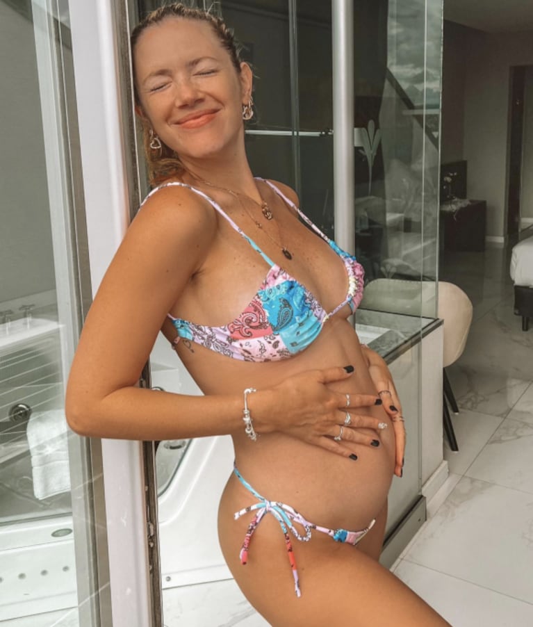 Stephanie Demner mostró cuánto creció su pancita de embarazada: "Una cosita hermosa"