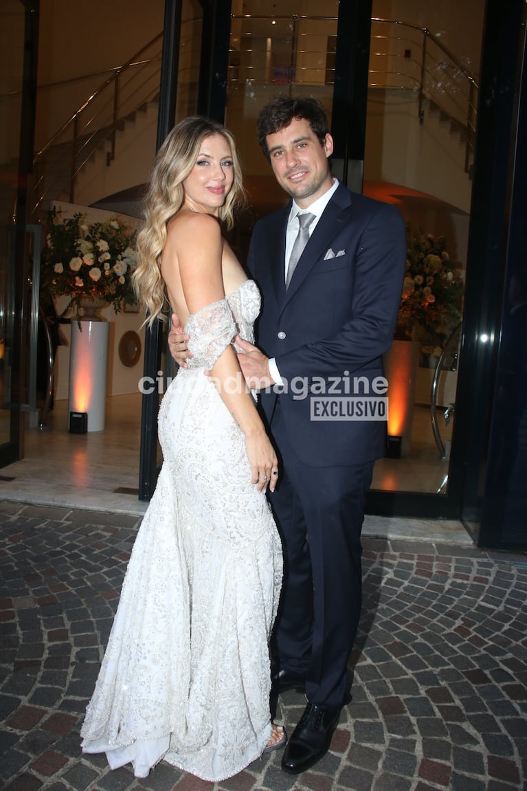 Stephanie Demner y Guido Pella.