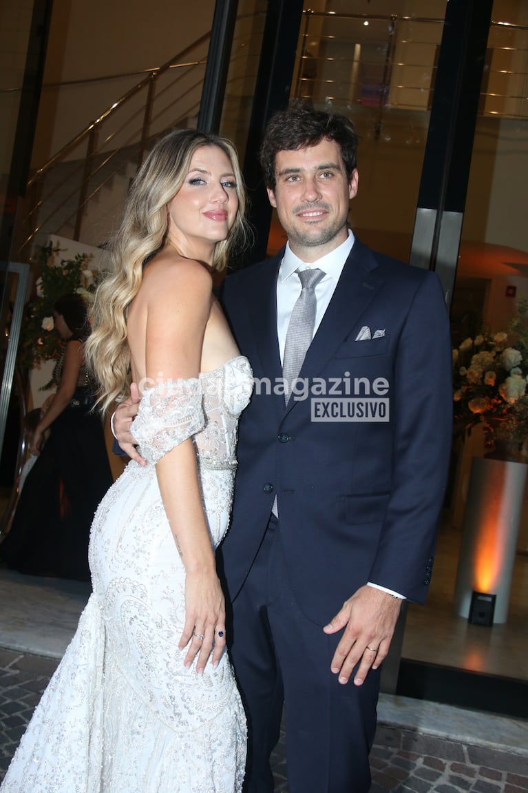 Stephanie Demner y Guido Pella.