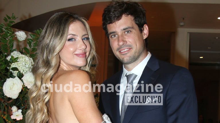 Stephanie Demner y Guido Pella. Foto: Movilpress.