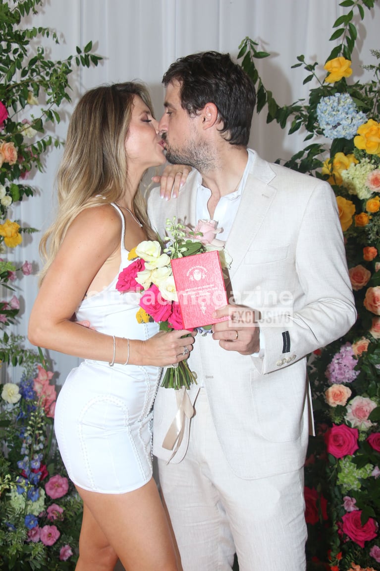 Stephanie Demner y Guido Pella se casaron por civil (Foto: Movilpress)