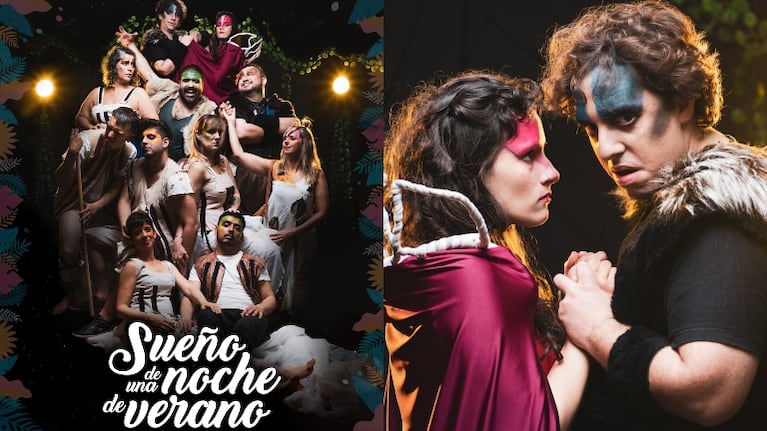 Sueño de una noche de verano (una adaptación atrevida) se presentará en el Teatro Aguirre (Fotos: Prensa)