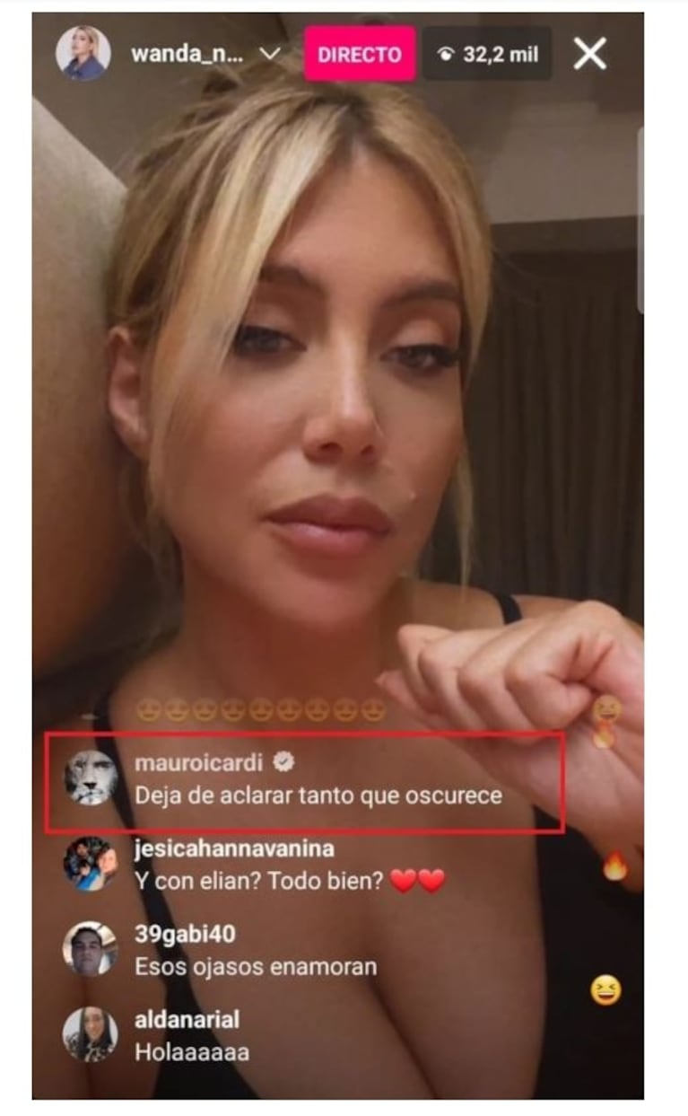 Sugestivo mensaje de Wanda Nara a un posteo de Mauro Icardi tras reafirmar que sigue soltera 