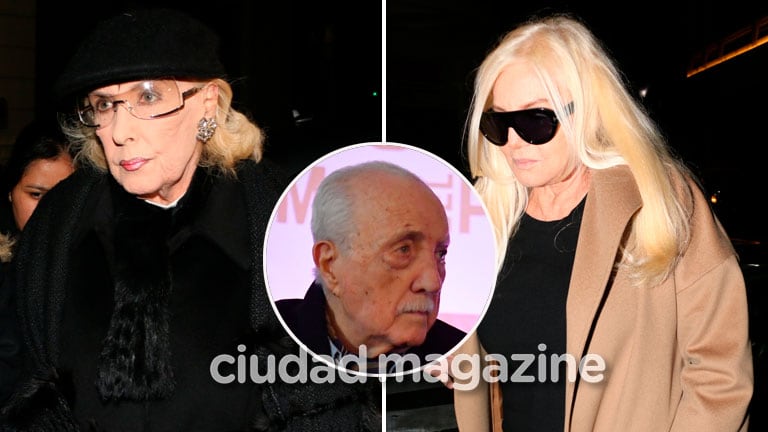 Susana Giménez acompañó a Mirtha Legrand en el velatorio de su hermano, José Martínez Suárez. (Foto: Movilpress)