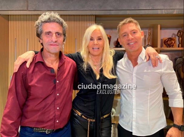 Susana Giménez fue a ver Inmaduros con Adrián Suar y Diego Peretti