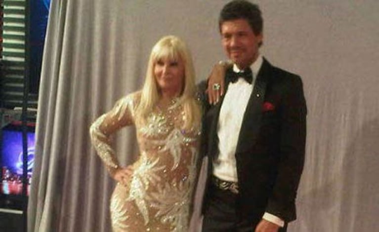 Susana Giménez y Marcelo Tinelli en Ideas del Sur. (Foto: Twitter Chato Prada)